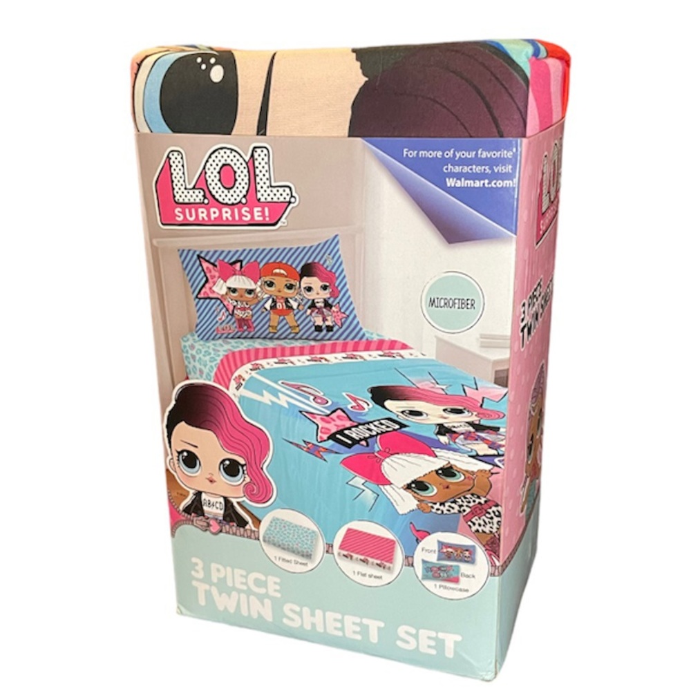 NWT LOL SURPRISE Rock On Sheet Set